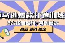 (5107期)亚马逊爆款打造训练营:5大核心逻辑+案例展示 打造爆款链接 高效 省钱 稳定