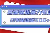 （4922期）豆瓣精准暴力引流，日引精准粉500+【12视频课】