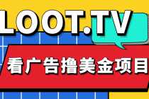 （4819期）Loot.tv看广告撸美金项目，号称月入轻松4000【详细教程+上车资源渠道】