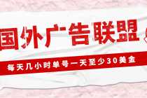 （4662期）外面收费1980最新国外LEAD广告联盟搬砖项目，单号一天至少30美金(详细教程)